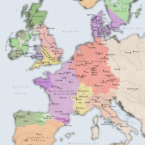 Map of Europe 931