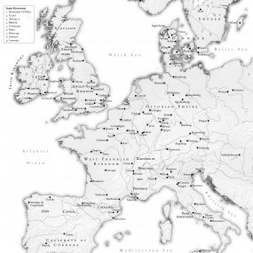Map of Europe 981