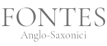 Logo of Fontes: Anglo-Saxonici